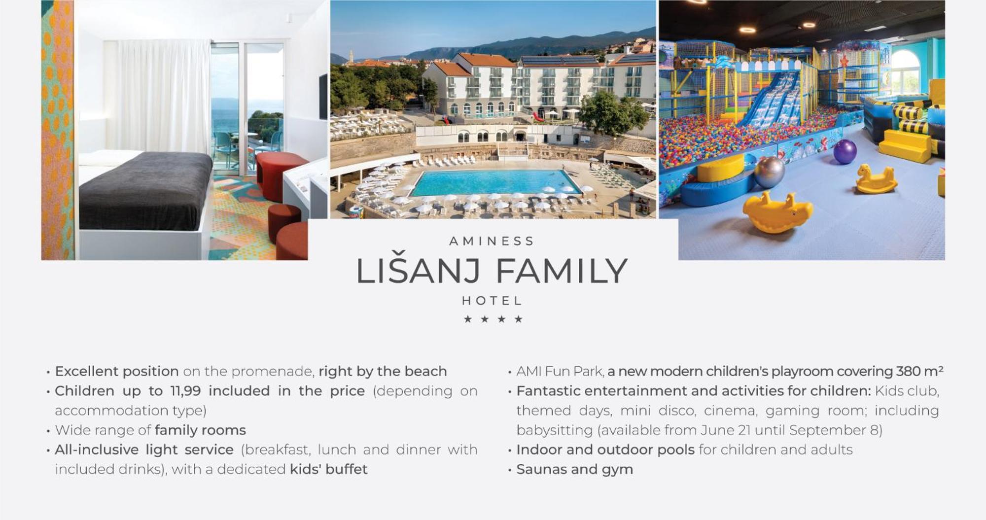 Aminess Vival Lisanj Family Hotel Novi Vinodolski Exterior foto